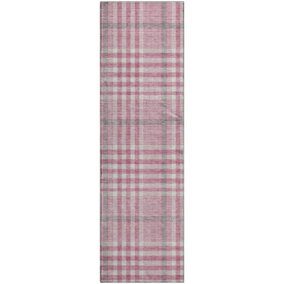 Premium Machine Washable Corry AMF1054 Plaid Rug