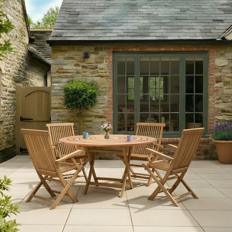 Hayne Teak Outdoor Lounge Chair