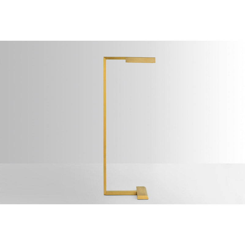 Sean Lavin Dessau Floor Lamp, Natural Brass, 46"