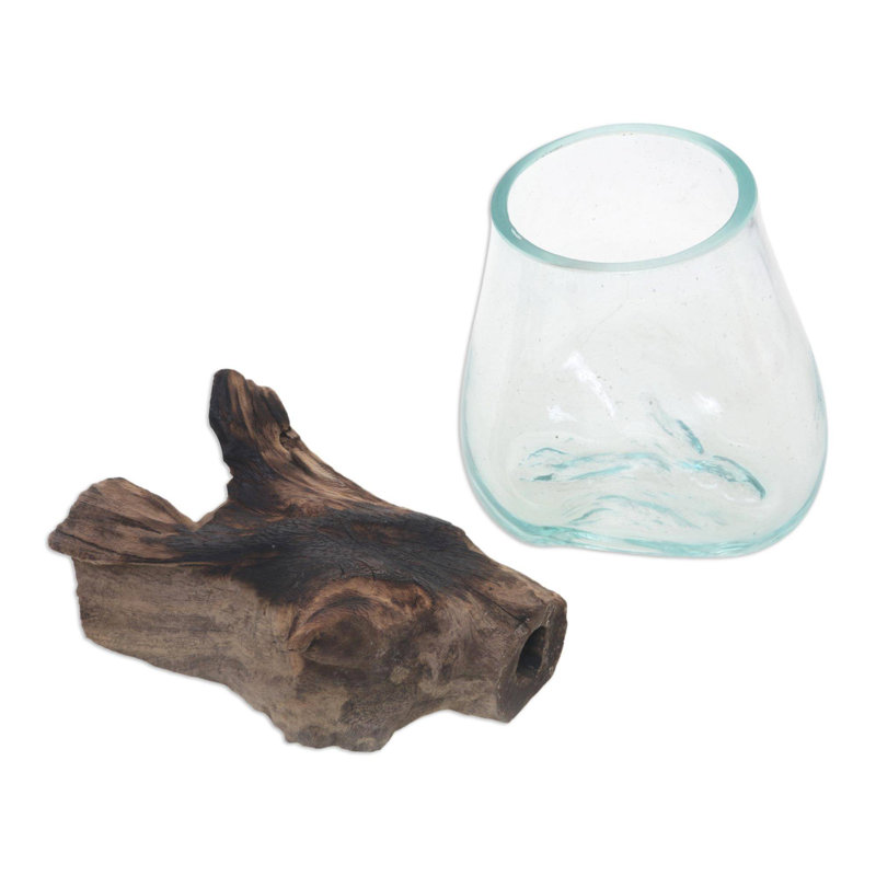 Vase de table en verre Oxendine