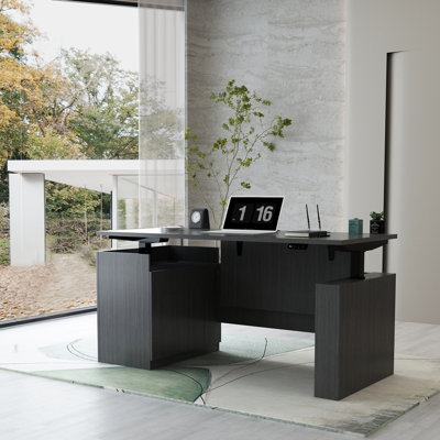 Adjustable Height Executive Desk