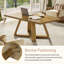Table basse rectangulaire, table basse Farmhouse