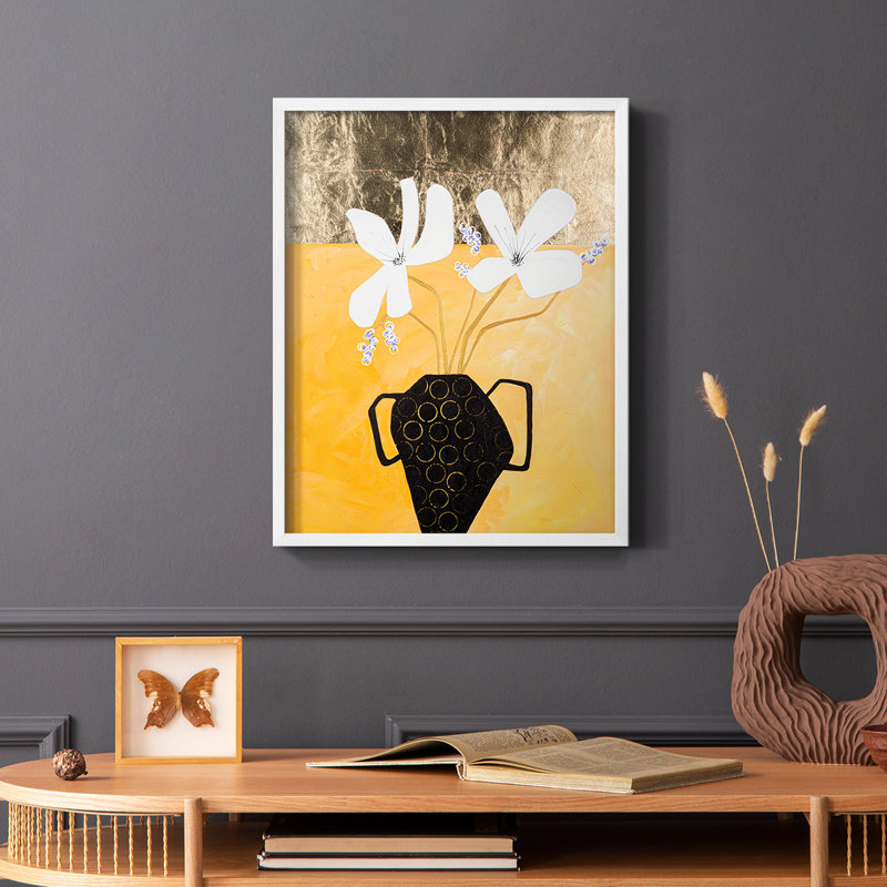 «Enjoying the Company We Keep II», reproduction encadrée - bois massif, Blanc, H 28 po x l 22 po