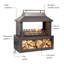 Rectangle Steel Wood Burning Smokeless Fire Pit