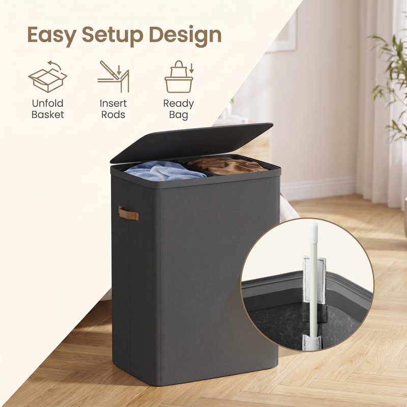 Laundry Hamper, Black