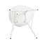 Paire - sièges d'extérieur Classy en blanc, fer et plastique, taille 19,34 x 39,43, 10,48 lb, H 2 chaises froides et largeur, profondeur, poids en lb, hauteur