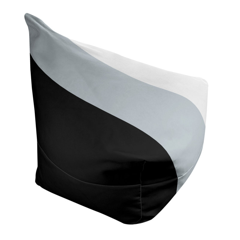 Fauteuil à billes Washington, 31 po x 38 po x 42 po, Noir/argent/blanc