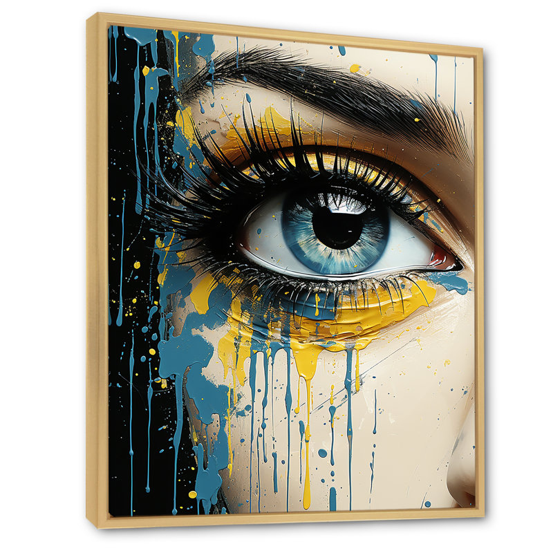 Byzantine Beauty - Classics, art mural, Cadre flottant brun, H 32 po x l 24 po x P 1 po