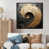 Black Floater Framed Canvas