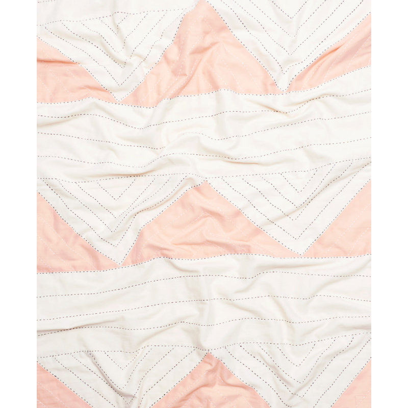 Quilted Throw Blanket, Pink