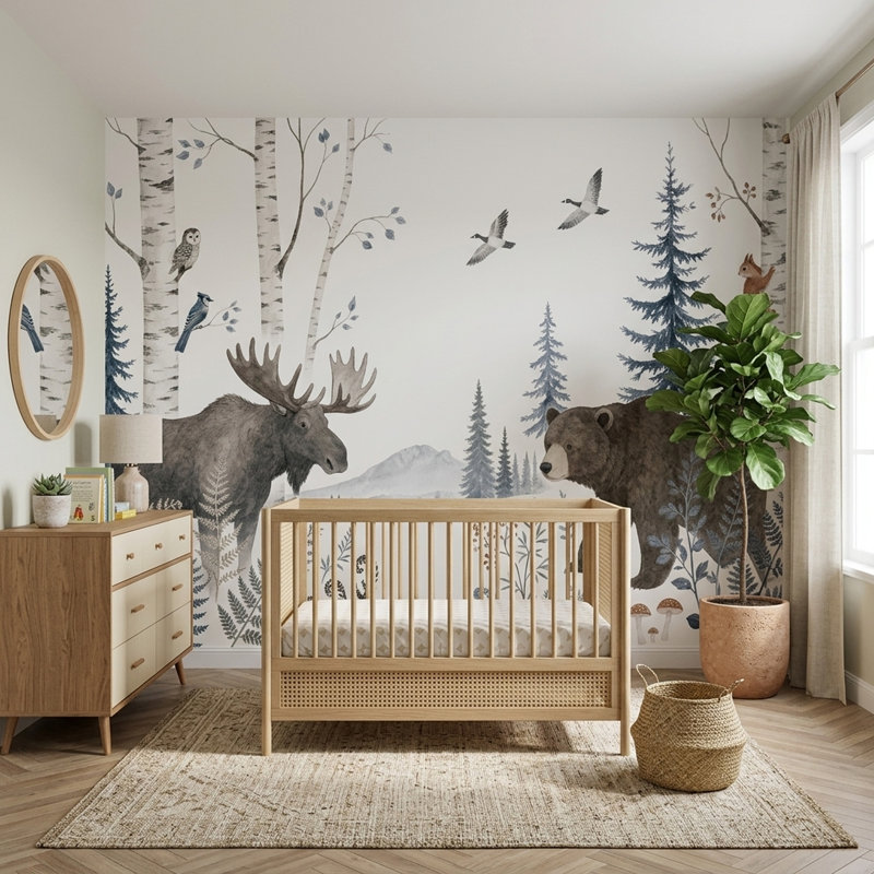 Papier peint fond blanc fond blanc murale, 140 po x 108 po, Peler et coller