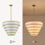 Lustre tambour 6 lumières en lin moderne-1236415135-1236415130-1236415132