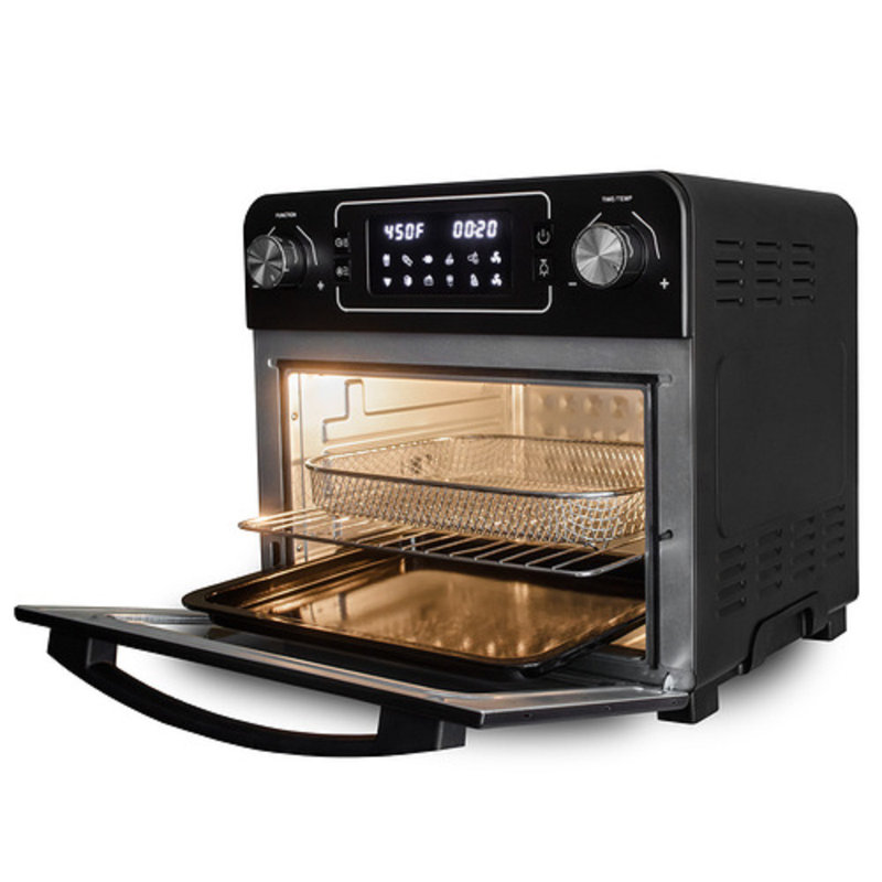 Deco Chef 22.7 Qt. Stainless Steel, Black