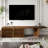 Jarisa Storage Credenza， Retracted Extendable TV Stand -Wood TV Console Media Cabinet with Storage-141817451-160683400