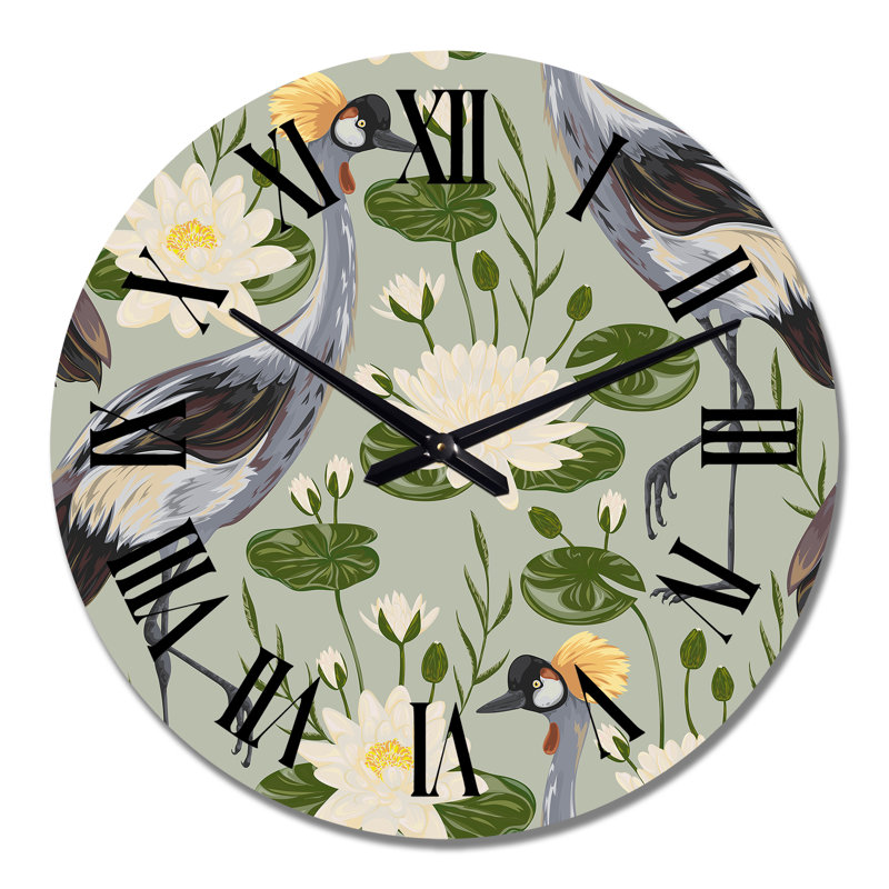 Horloge murale Crane, Surdimensionné