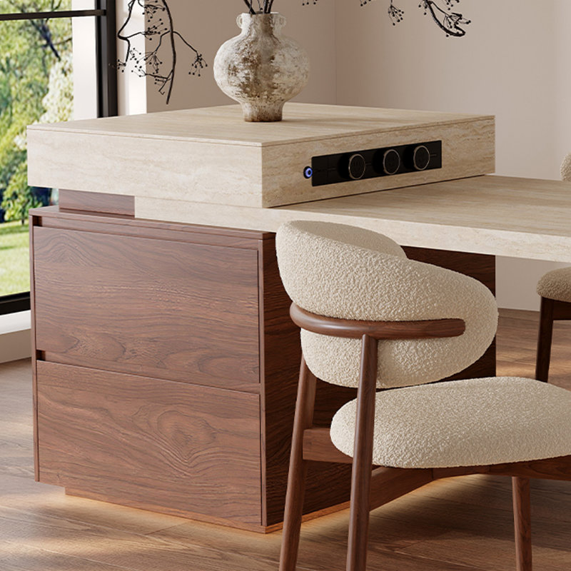 Simple and Retro Design Dining Table