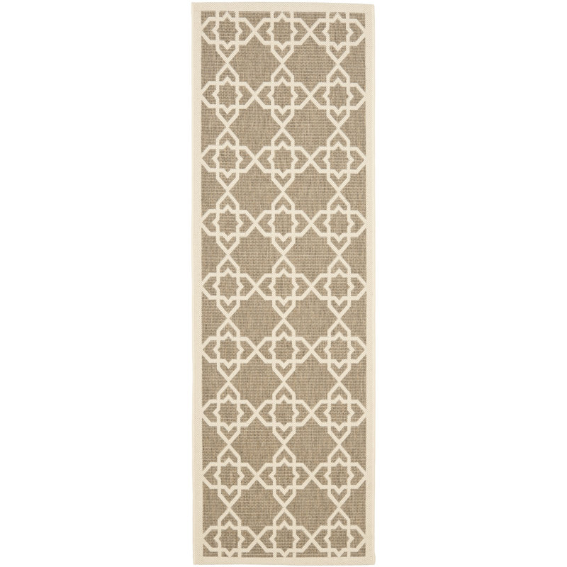 Dirks Performance Geometric Indoor/Outdoor Area Rug, Runner 2'3" x 14'