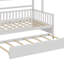 Lit simple en bois avec lit gigogne et tablette intégrée pour enfants-1707764409