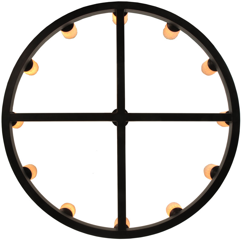 Rustic Lodge 12 - Light Chandelier