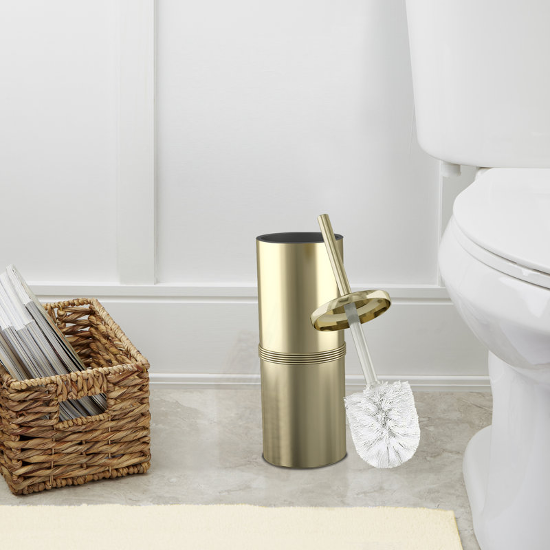 Compact 15,5 po brosse de toilette autoportante et porte-cartouche h