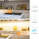 6-Pieces 20" Under Cabinet Strip Lights Plug-In with Remote Control