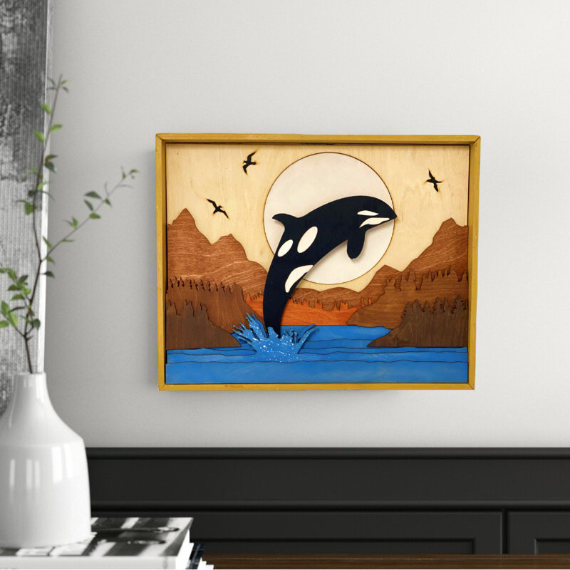 Shadow Box Print on Wood