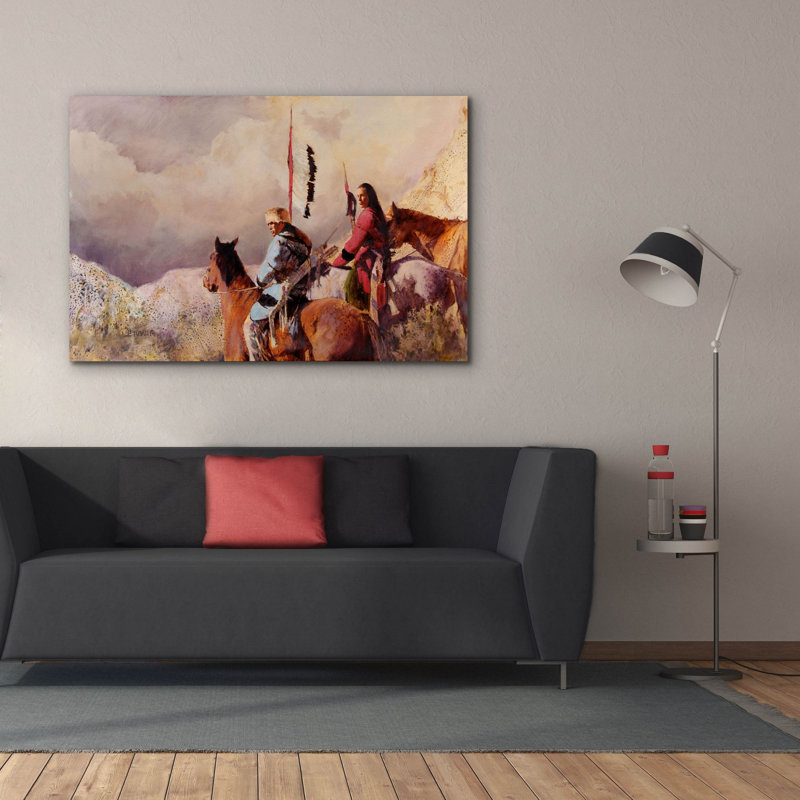 «High Pass» par J.E. Knauf, art mural sur toile, H 40 po x l 60 po x P 1,5 po