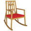 Fauteuil bascule de patio en bois d'acacia-378415111