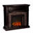 Custinne 45.5'' W Ebony Electric Fireplace
