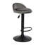 Vibeke Swivel Upholstered Adjustable Height Counter Stool with Metal Frame