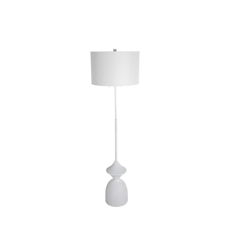 Charta Floor Lamp, Plaster White