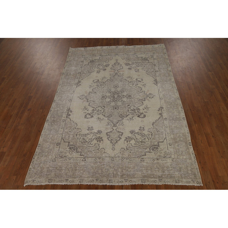 Tapis traditionnel en laine fait à la main 6 x 9