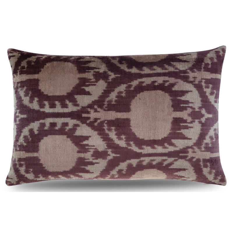 Coussin décoratif géométrique, Brun/beige