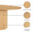 47-62" Solid Wood Round Extendable Dining Table