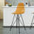 Bagimont Ergonomic Bar Stool with Curved Backrest, Scratch-Resistant Acrylic Seat & Steel Frame – Modern Counter-Height Chair for Kitchen or Dining-1923488110-1906978183