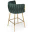 Tabouret de comptoir avec structure en métal 25,6 po Kristyn-671595768