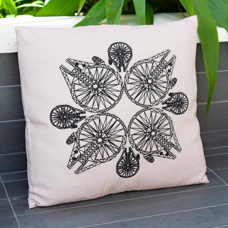 Abstract Throw Pillow