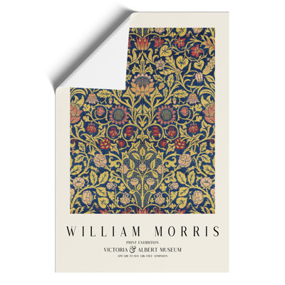 Violet And Columbine Vol.2 by William Morris - No Frame Painting