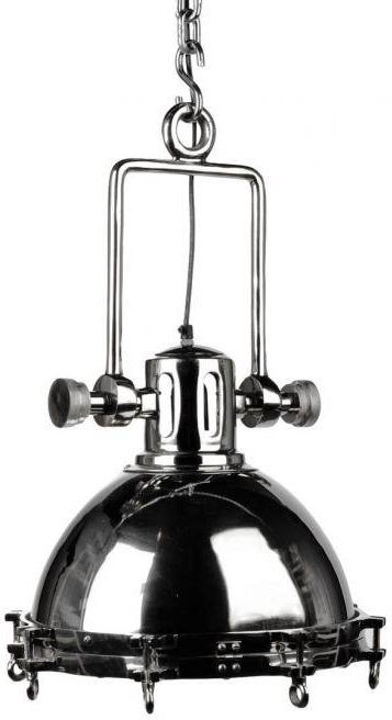 Harriet 1 - Light Nickel Dome Pendant