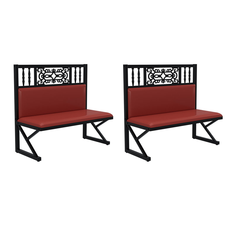 Banc rembourré en similicuir Eris