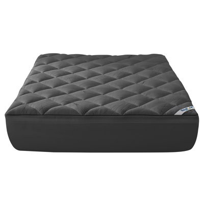BEDLORE® 2" Gel Memory Foam & 2" Bamboo Rayon Cover Set Mattress Topper for Back Pain Relief, Dual Layer Breathable & Washable Plush Pillow Top with 6-18" Deep Pocket