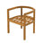 Outdoor 6-person Solid Wood Dining Set With Cushions