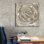 «Silver & Gold 2» par Alicia Ludwig, art mural sur toile