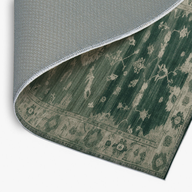 Tapis intérieur et extérieur brun Overdyed, Rectangulaire 8 pi x 10 pi