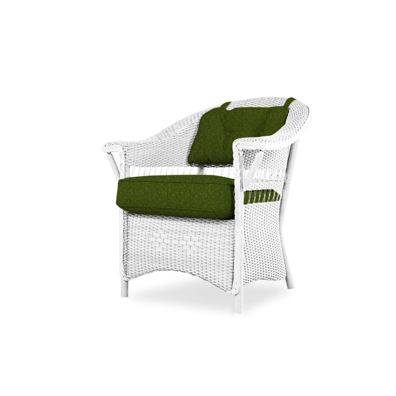 Nantucket Outdoor Dining Armchair, White, Serene Spa