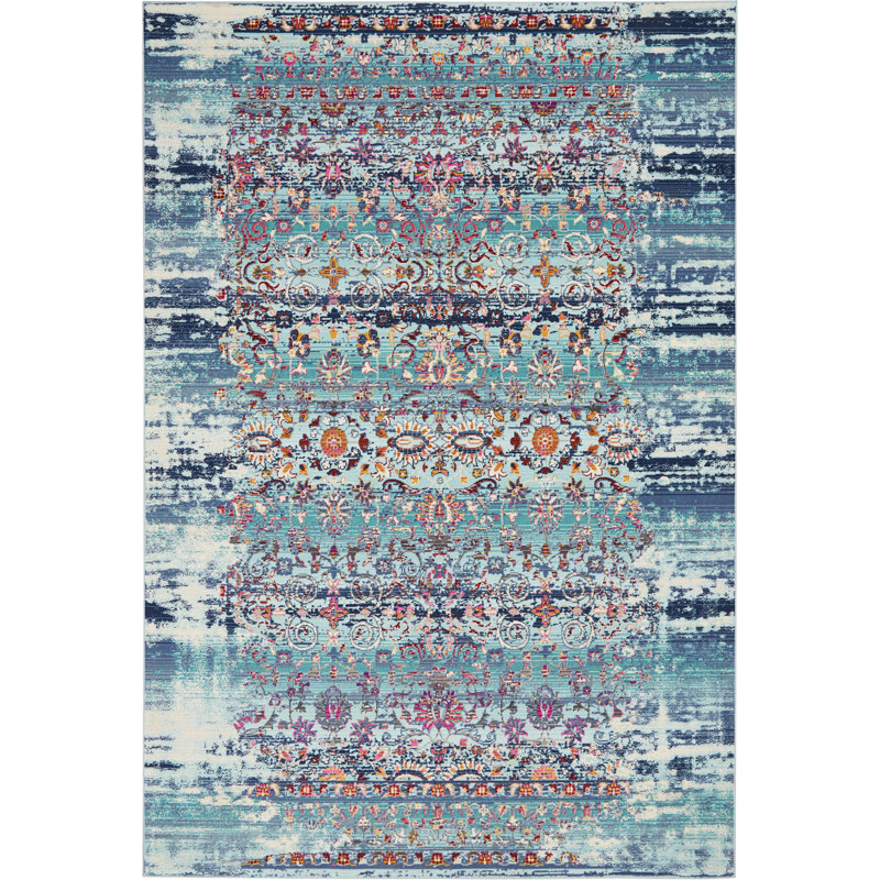 Holsworthy Oriental Area Rug, Rectangle 0.61 x 1.15cm