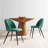 Diartis Round Solid Wood Base Dining Table-360689240