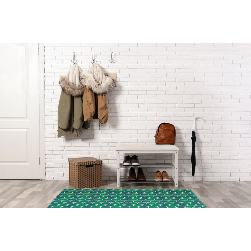 Chenille Geometric Indoor Rug, Rectangle 3' x 5'