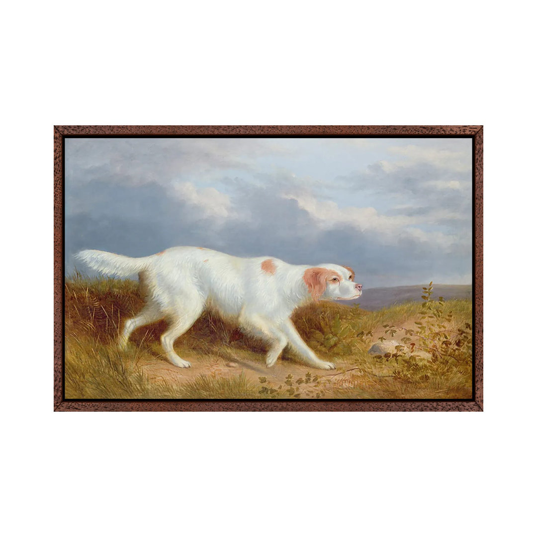 A Setter On The Moor von Philip Reinagle - Galerie-umwickelte Leinwand Giclée auf Leinwand