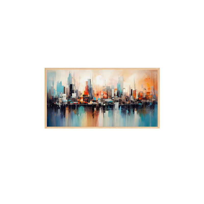 Stunning Decorative Framed MDF Painting, 12.9 x 27.6 inches | 100% Solid Wood Frame (Thickness: 0.8 inches) | High-Quality Digital Printing on 100% MDF (Thickness: 0.1 inches) | Perfect Wall Art for Home & Office Decor